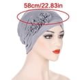 thumbnail image 3 of Women Headwrap Headwear Hat Hair Scarf Perfect for Festivals and Celebrations Breathable Head Cover Headscarf coffee, 3 of 4
