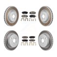 thumbnail image 1 of Transit Auto Front Rear Coated Disc Brake Rotors and Semi-Metallic Pads Kit for Car 2019 Toyota 86 Base GT with Brembo Brakes KGF-103182, 1 of 11