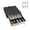 16" - Black + Stainless Steel Front, variant on HK SYSTEMS 16inch "Stainless Steel" Front White Heavy Duty POS Interface Cash Drawer with 5Bill/5Coin