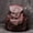 Dark brown, variant on Backpack women crazy horse leather,Dark brown