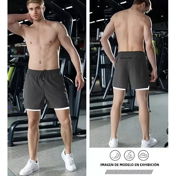 shorts pantalÃ³n gym hombre