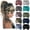 Green, variant on 10 PCS Wide Headbands for Women-Women Headbands African Wide Hair Wrap Extra Turban Head Bands for Lady Large Sport Workout Stretch Non-slip Big Hair Bands