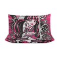 Monster High 3piece Bed Set 1Cover and 2 Pillowcases Sizes Twin, Full