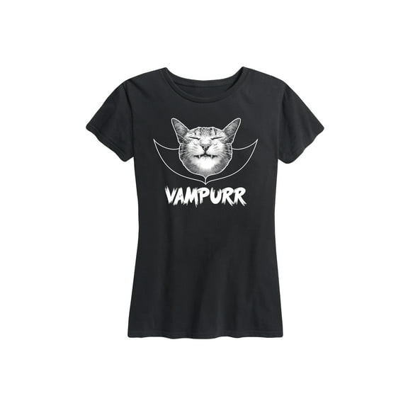 Instant Message - Vampurr, Cat - Women's Short Sleeve Graphic T-Shirt