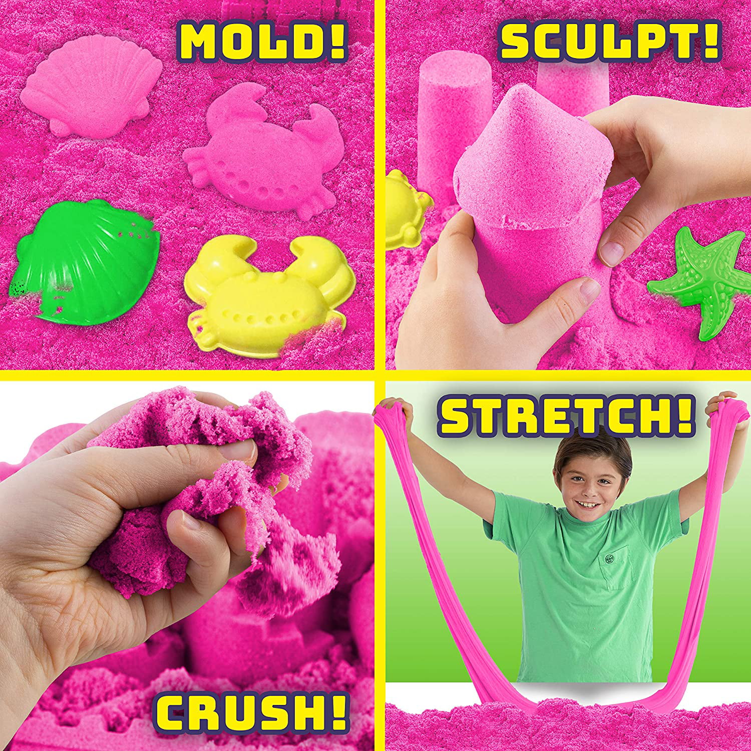 Kinetic Sand: Construction Zone, play, playset, non-toxic, kid, kids,  kid's, children, child, children's. childrens, activity, create, and, &  creative,778988226599