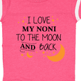 thumbnail image 4 of Inktastic I Love My Noni to the Moon and Back Boys or Girls Baby Bodysuit, 4 of 5