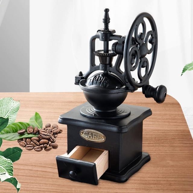 Retro Coffee Grinder Durable Coffee Bean Mill Grinding for Home Kitchen Cafe