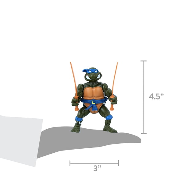 LEONARDO TMNT TEENAGE Mutant Ninja Turtles Playmates Toys 2004 28cm