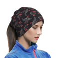 thumbnail image 6 of Neck Gaiter Face Cover Scarf, Black Roosters Soft Face Sun Mask Cover Scarf Headband Cooling Sweat Absorbing Bandanas Hiking Cycling Running, 6 of 7