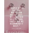 thumbnail image 2 of ArtsyQuotes 19x24 White Modern Wood Framed Museum Art Print Titled - Zig Ziglar Quote: Motivation, 2 of 4