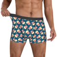 thumbnail image 2 of Kdxio Men's Boxer Briefs with Popcorn With Glasses Print - Comfortable and Breathable Underwear for Everyday Wear, 2 of 7