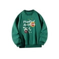 thumbnail image 4 of Sudadera con cuello redondo para mujer, ropa elegante de otoño para entrenamiento, regalo de Navidad en la calle Verde, 4 of 7