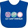 thumbnail image 3 of Inktastic Volleyball Player Team Coach Girls Baby Bib, 3 of 4