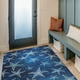 thumbnail image 4 of Tapis d'accent extérieur lavable Boca bleu 3 pi x 5 pi, 4 of 7