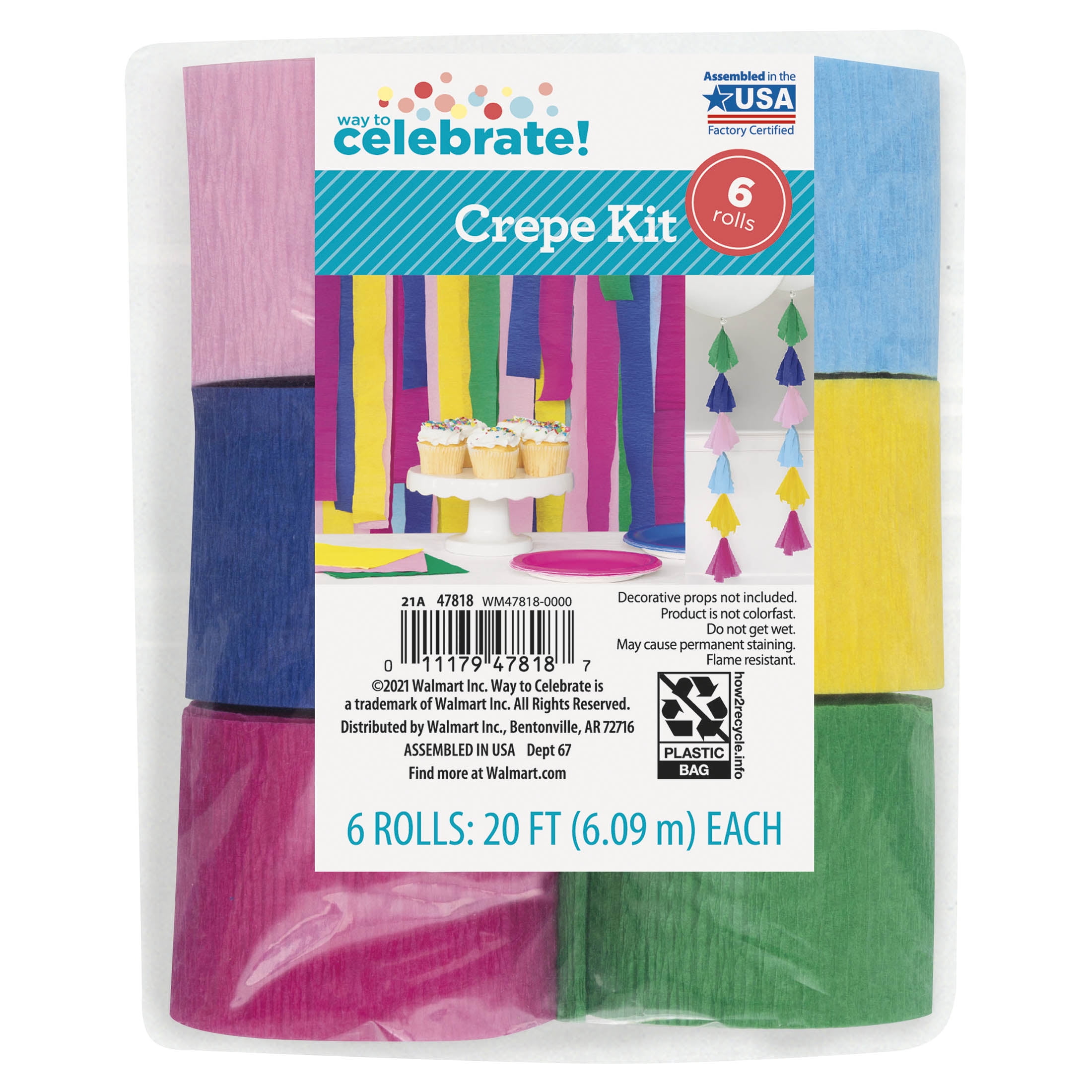 Purple Tissue Paper Streamers - 20 Rolls — Ultimate Confetti