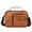 Khaki, variant on Men's Crossbody Bag Waterproof Leather Briefcase Multiple Pockets Shoulder Purses Versatile Work Business Computer Bags Brown
