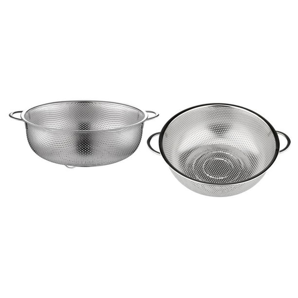 2 Piezas de material acero Inoxidable Colador de Malla Fina Colador de Escurridor de