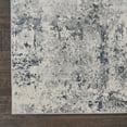 thumbnail image 4 of Nourison Rustic Textures Abstract Ivory/Grey/Blue 2'2" x 7'6" Area Rug, (2x8), 4 of 7