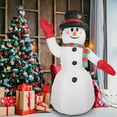 thumbnail image 2 of Moclever 7.9ft Christmas Inflatable Snowman IPX4 Waterproof Light up Snowman Decoration, White, 2 of 14
