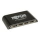 Tripp Lite Hub USB USB 2.0 4 Ports 2.0 Haute Vitesse USB 1.1 480Mbps 4ft Câble - Hub - 4 x - Bureau – image 1 sur 3