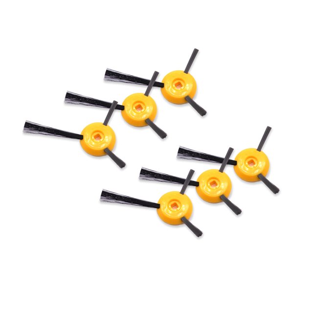 Piezas de repuesto 6 cepillos laterales yeacher para Shark ION RV700 RV720 RV750 RV750C RV755