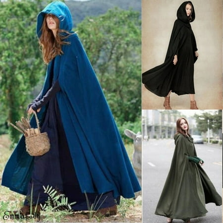 Hot Women New Long Cape Cloak Hooded Wool Blend Coat Winter Poncho Shawl Cardigan | Walmart Canada Hot Women New Long Cape Cloak Hooded Wool Blend Coat Winter Poncho Shawl Cardigan | Walmart Canada