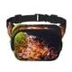 thumbnail image 1 of Balery Tennis Ball In Fire1 Mochila Cinturón para Mujeres y Hombres, Bolsa de Cintura Impermeable de Doble Capa con Correa, 1 of 9