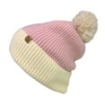 thumbnail image 2 of Empire Cove Winter Ribbed Knit Beanie with Faux Fur Pom Pom Hats Gifts for Her, 2 of 5