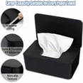thumbnail image 3 of Wipes Dispenser - Large Capacity Baby Wipes Holder - Silicone Non-Slip Pad, Dustproof Tissues Wipes Case with Lid, 3 of 6