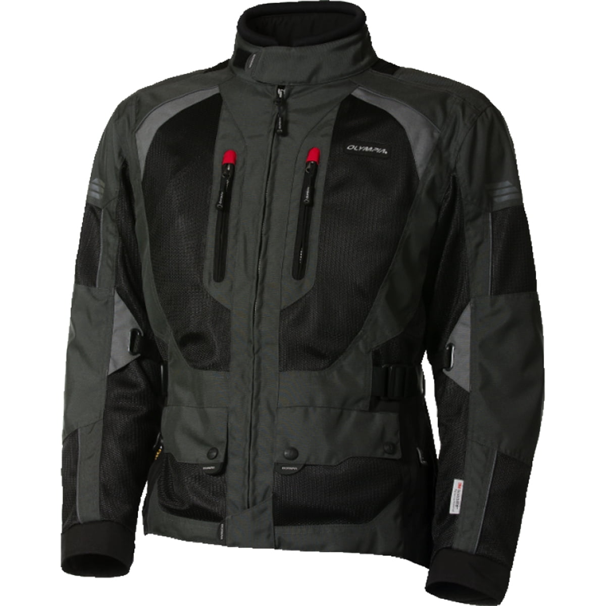 Pewter/Ivory, XXX-Large Olympia Moto Sports Mens Switchback 2 Mesh Tech Jacket Pewter/Ivory, XXX-Large Olympia Moto Sports Mens Switchback 2 Mesh Tech Jacket