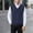 #339-Navy, variant on Men V‑Neck Cable Knit Sleeveless Sweater Vest Business Casual Pullover Waistcoat Black M Gift
