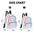 thumbnail image 2 of FORMRS Mini Backpack Purse for Women Quilted Travel Daypack Casual Shoulder Bag, Light Blue Stripes, 2 of 7