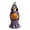 Purple, variant on Shoreew Halloween Skull Pumpkin Figurine Resin Skeleton Holding Pumpkin Statue Spooky Tabletop Ornaments for Indoor Home Decor