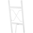 thumbnail image 5 of DecMode 16" x 57" White Metal Tall Adjustable Floor 3 Tier Geometric Easel, 1-Piece, 5 of 12