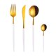 thumbnail image 1 of Juego de cubiertos de acero inoxidable de 4 piezas Cubiertos pulidos con espejo Utensilios reutilizables Leyfeng  utensilios, 1 of 7