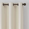 thumbnail image 2 of Eclipse Absolute Zero Gabriella 100% Blackout 40 x 108 Curtain Panel in Ivory, 2 of 6