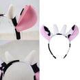 thumbnail image 2 of TUWAFE 2026 New Comfortable Elastic Cow Ear Headband Hairpieces Suitable Cartoon Animal Headband for Various Head Sizes for Party, Cosplay, Festival, Halloween, Birthday, 2 of 7