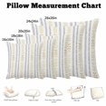 thumbnail image 5 of Throw Pillow Covers, Modern Bohemia Decorative Throw Pillow Covers 20x20 Inch, Spring Floral Leaves Lines Simple Rustic Square Linen Pillow Cases for Couch/Living Room/Sofa, 5 of 9