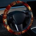 thumbnail image 2 of Labour Day 14.5 Inch Printing PVC Leather Steering Wheel Cover Auto Accessories, 2 of 6