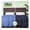Navy/Violet, variant on Reversible Comforter - Polyester and Rayon Derived from Bamboo Duvet Insert, All-Season, Down Filling - Machine Washable