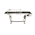 thumbnail image 5 of 47.2" Electric PVC Conveyor Belt Double Guardrail Industrial Transport Conveyor Equipment Black, 5 of 8