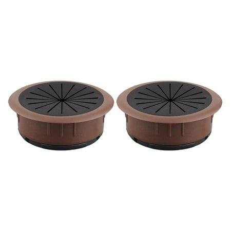 

Cable Wire Hole Cover Flexible Desk Grommet: Efficient Cable Wire Hole Cover 50mm-brown
