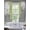 Green, variant on Black Cement Gray Sheer Curtains 45 Inch Length 2 Panels Set, Modern Abstract Art Black Voile Window Treatment Rod Pocket Small Kitchen Curtains Drapes for Bedroom 52"x45"x2