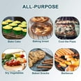 thumbnail image 2 of Happon Cooling Rack - Stainless Steel, Oven Safe Grid Wire Racks for Cooking & Baking - 9.8 x 7.4", 2 of 6