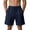 Navy-20, variant on Men's Athletic Shorts – Curved Side Seam Design, Soft Drawstring Shorts with Deep Pockets