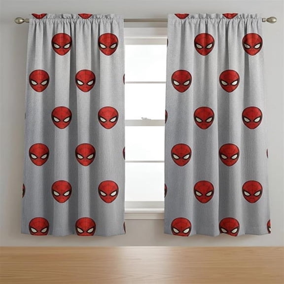 Spider-Man Room Darkening Window Panels, Set of 2, 2 Panels, 42" x 63"