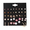 thumbnail image 2 of Pendientes De Perno Prisionero Sunnimix 20 Pares Lindo Aleación Animal Chapado En Oro Plateado, 2 of 8