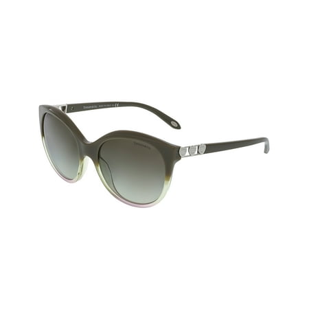 Tiffany & Co Women's Gradient TF4133-82263M-56 Grey Round Sunglasses