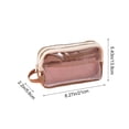 thumbnail image 3 of Lzobxe Pencil Pouch with Zipper, Multiple Compartment and Pockets Pencil Case with Handle, Extra Large Pens Organizer for College, Office, Dorm, 3 of 9