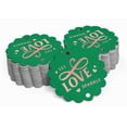 thumbnail image 2 of Inkdotpot Let Love Sparkle Wedding Bottle Tag Real Rose Gold Foil Favor Hang Tags Pack Of 100, 2 of 7